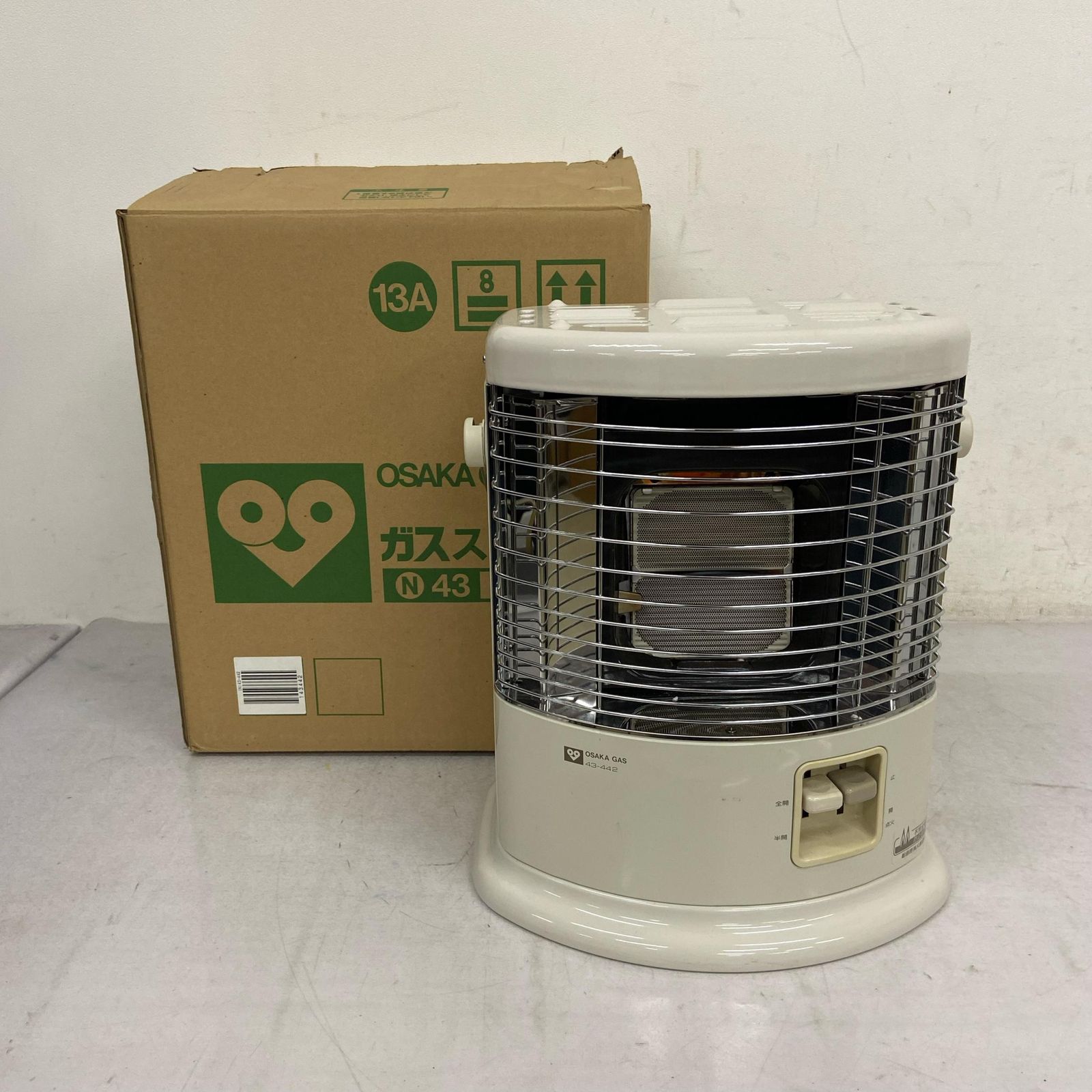 7D002OSAKA GAS オオサカガス ガスストーブ 都市ガス暖房器具 中古