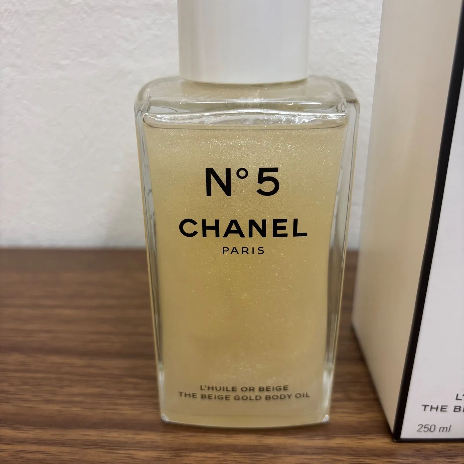 （b4670）CHANEL シャネル N°5 ザ ベージュ ゴールド ボディオイル 250ML