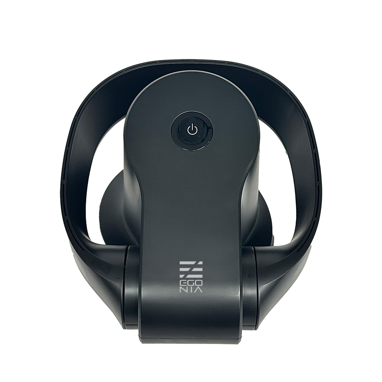 エゴニア 扇風機 メンズ レディース 2WAY 羽なしファン EGO-403 静音設計 省エネ USB充電 フリー ブラック [ブラック] [フリー]