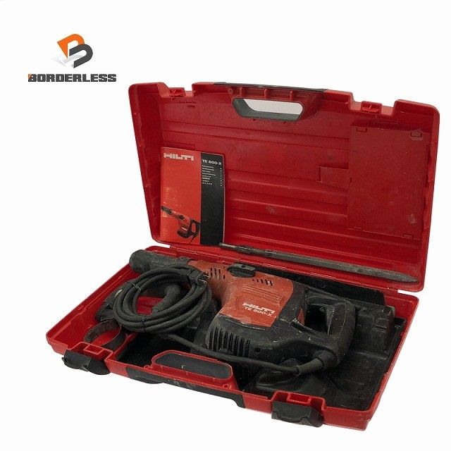 ☆中古品☆HILTI ヒルティ コンクリートブレーカー TE500-X 電動ハンマ ハツリ 斫り はつり チッパー133001 19,512円