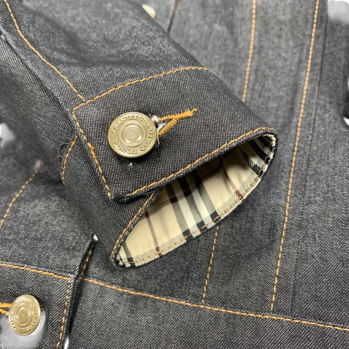BURBERRY デニムジャケット Gジャン2枚組 BURBERRY】デニムジャケット UK 8/USA 6 BURBERRY（Gジャン/デニム