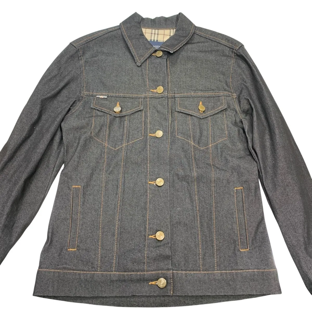 BURBERRY】デニムジャケット UK 8/USA 6 BURBERRY（Gジャン/デニム