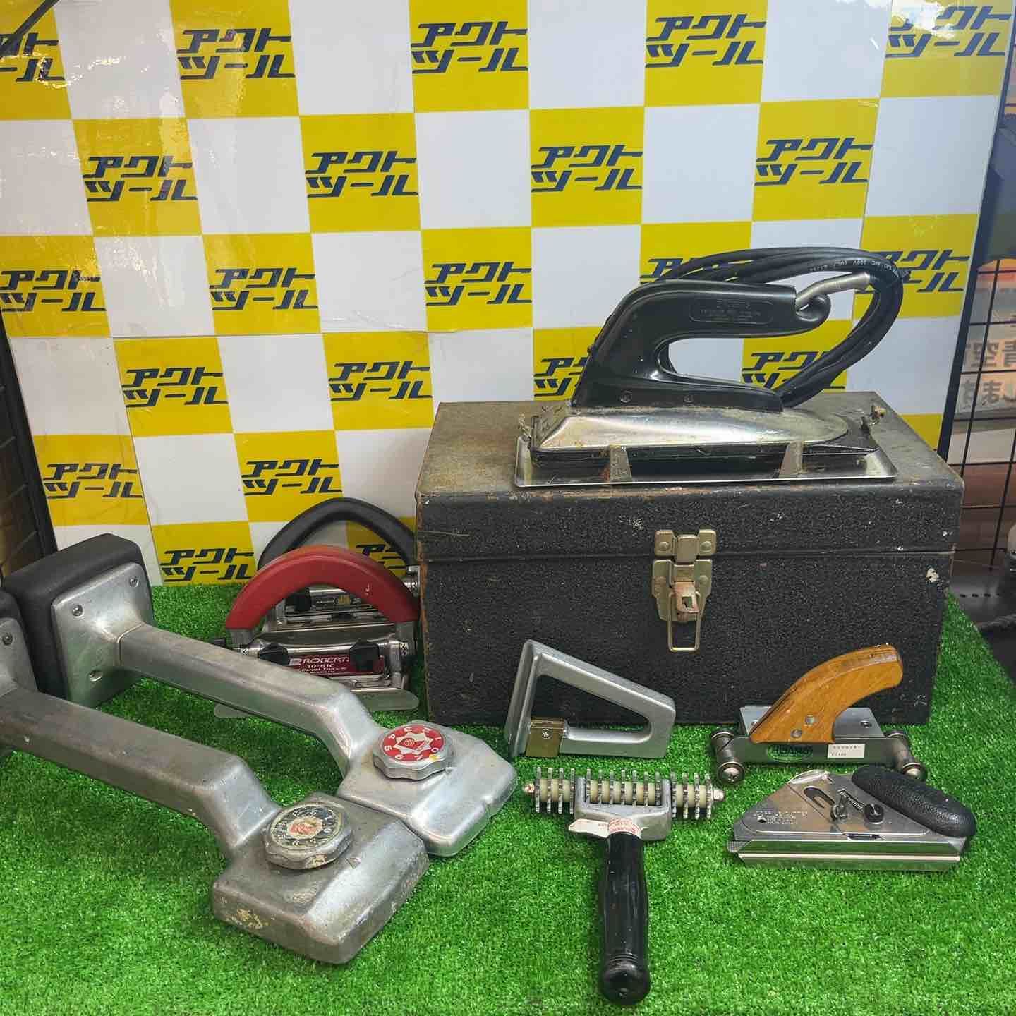 ROBERTS ロバーツ カーペット 施工 ツール 9点セット 二―キッカー アイロン ローラ カッタなど 2点メーカー混在 【越谷店】