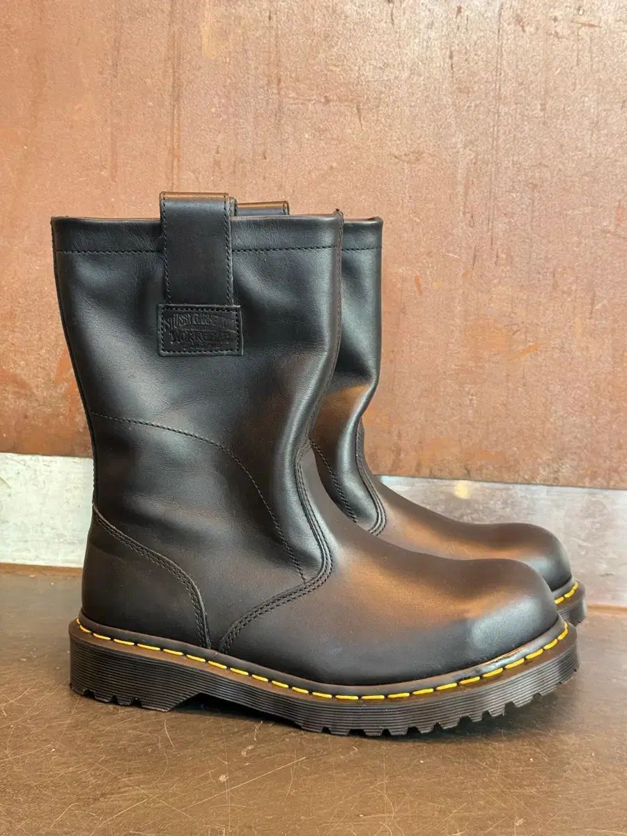 DR. MARTENS ドクターマーチン STUSSY ステューシー デコン ブラック UK6サイズ