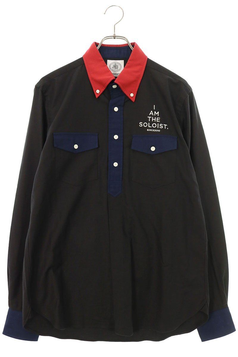 タカヒロミヤシタザソロイスト ×ラングラー Wrangler sjs.0002 ダブルポケット長袖シャツ メンズ M