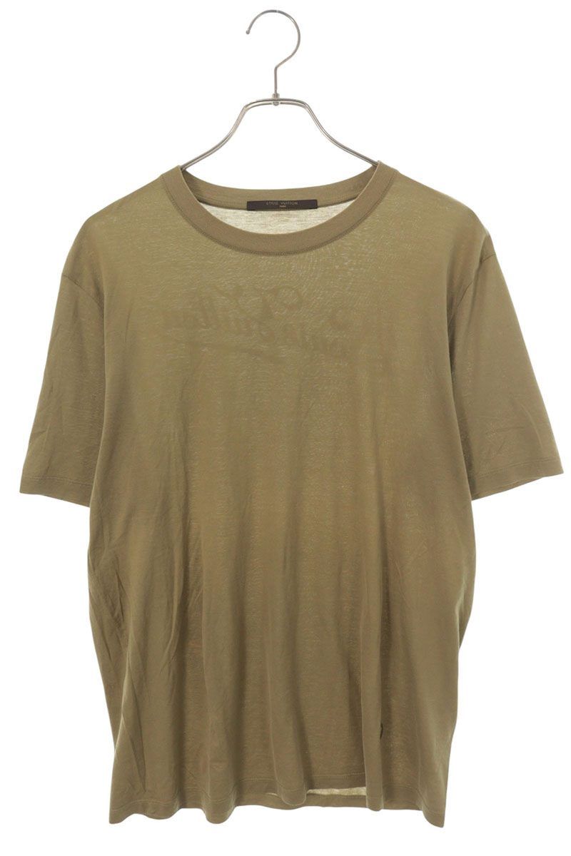 ルイヴィトン RM121M H1JR02JEZ バックロゴフロッキーTシャツ メンズ M