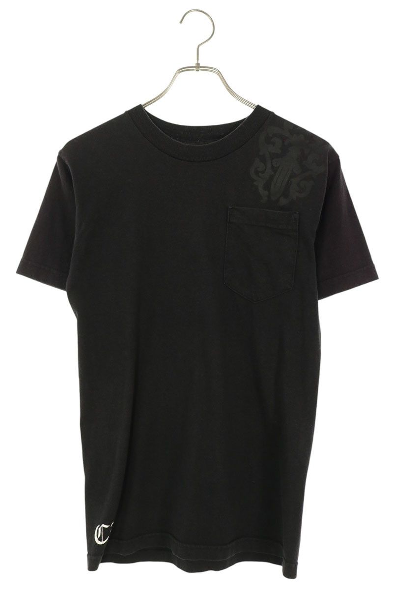 クロムハーツ T-SHRT/OLD バックセメタリークロスプリントオールドTシャツ メンズ S
