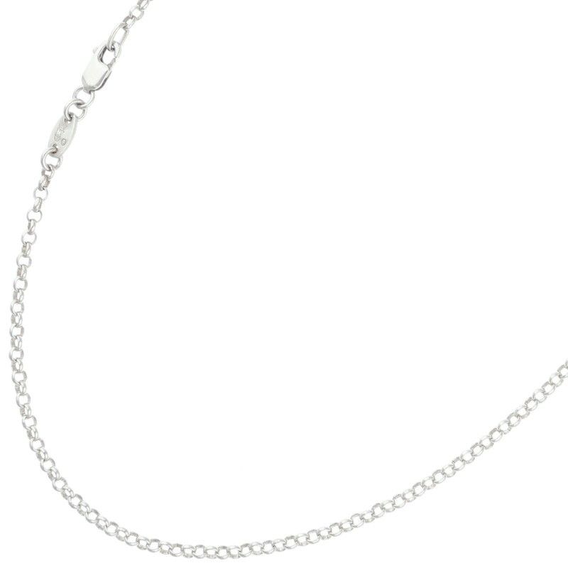クロムハーツ NECKCHAIN R18/ロールチェーン18inch シルバーネックレス メンズ 18inch