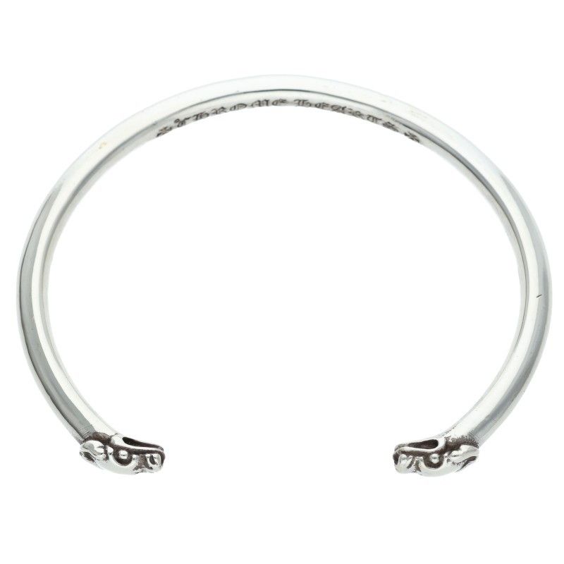 クロムハーツ BANGLE DOUBLE DOG/ダブルドッグ シルバーバングル メンズ 102,605円