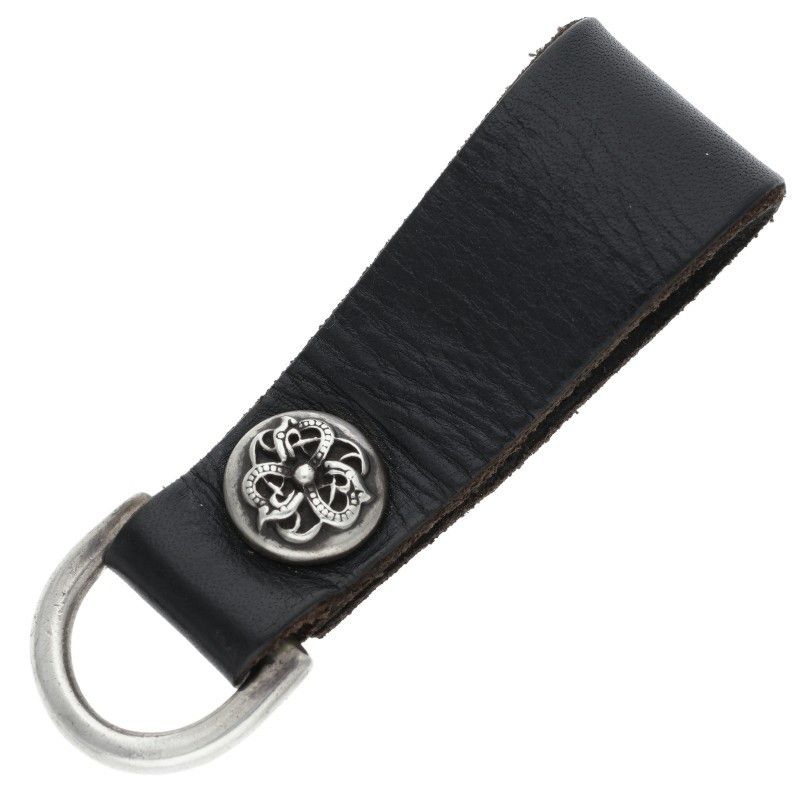 クロムハーツ BELT LOOP D RING Dカンケルティックフローラルボールボタンベルトループ メンズ