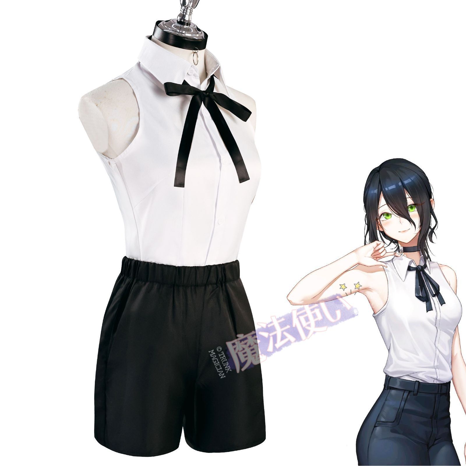 コスプレ衣装 チェンソーマン レゼ コスプレ衣装 セット 女性 CS81P183