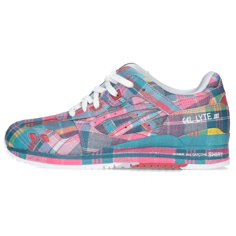 アシックス ×コムデギャルソンシャツ COMME des GARCONS SHIRT GEL-LYTE III 07 Remasterd 1203A824 ゲルライト3スニーカー メンズ 25.25cm 14,035円