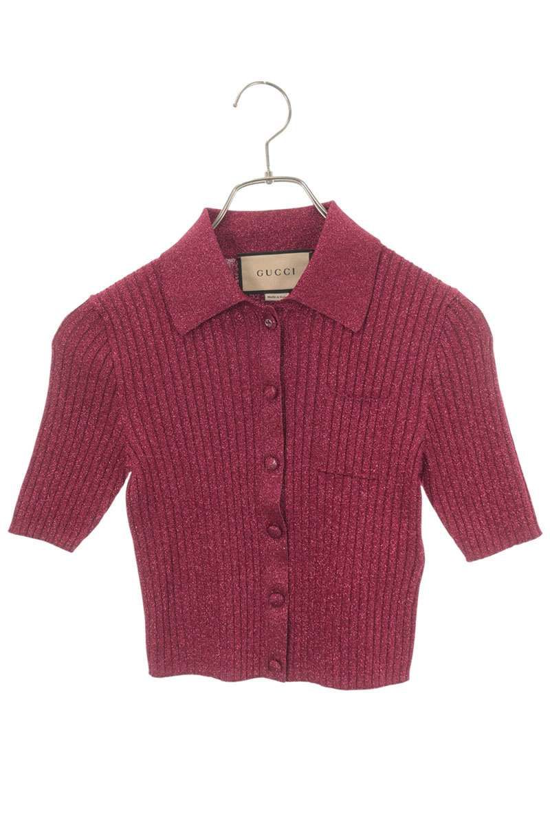 グッチ 782111 XKDWD ラメニット半袖ポロシャツ レディース XS 29,523円