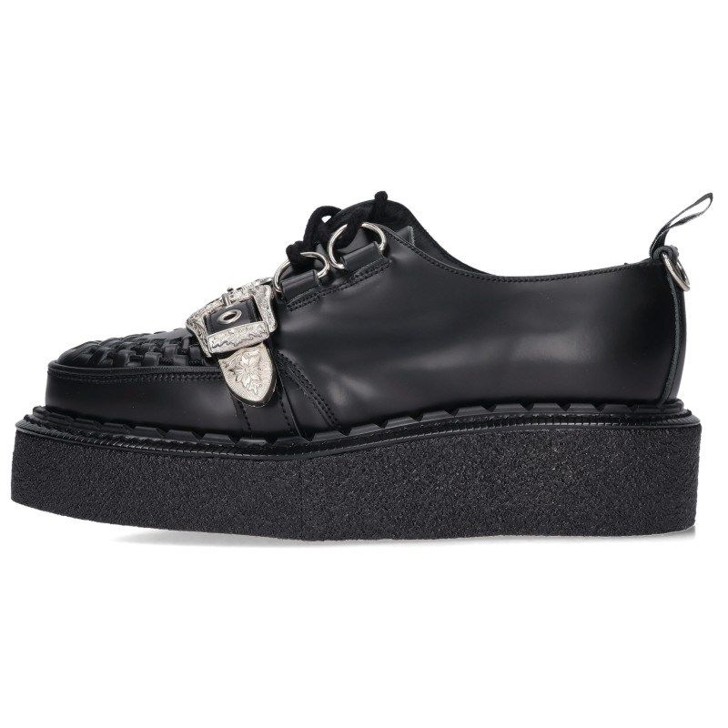 ジョージコックス ×リベーレ LR24FW-5001 ベルテッドレースアップラバーソールレザーシューズ レディース UK4