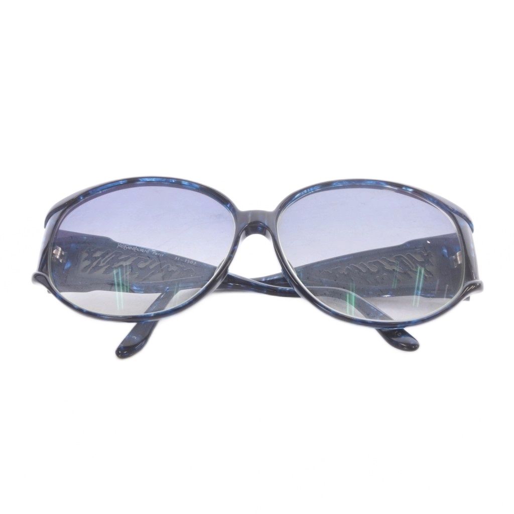 イヴサンローラン YVES SAINT LAURENT サングラス グラデーション 紺 ネイビー 31-1503