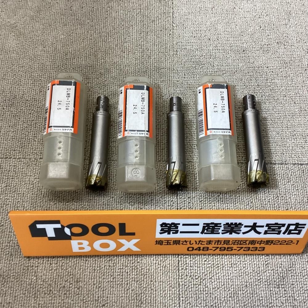 【未使用・長期保管品】ミヤナガ DLMB-750A24.5 デルタゴンメタルボーラー3個セット①※取付部形状要確認【203】