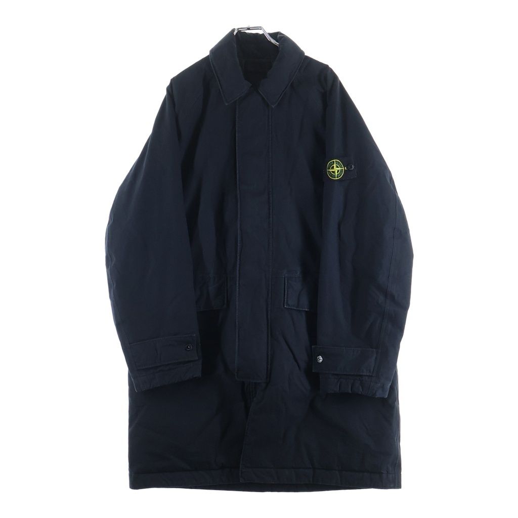STONE ISLAND (ストーンアイランド) GHOST PADDING JACKET ゴーストパディング ジップアップロングジャケット コート ブラック 7915710F1
