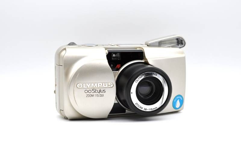 【動作ＯＫ】OLYMPUS μ[mju:] ZOOM 115 DELUXE (Infinity Stylus Zoom 115 DLX) コンパクトフィルムカメラ