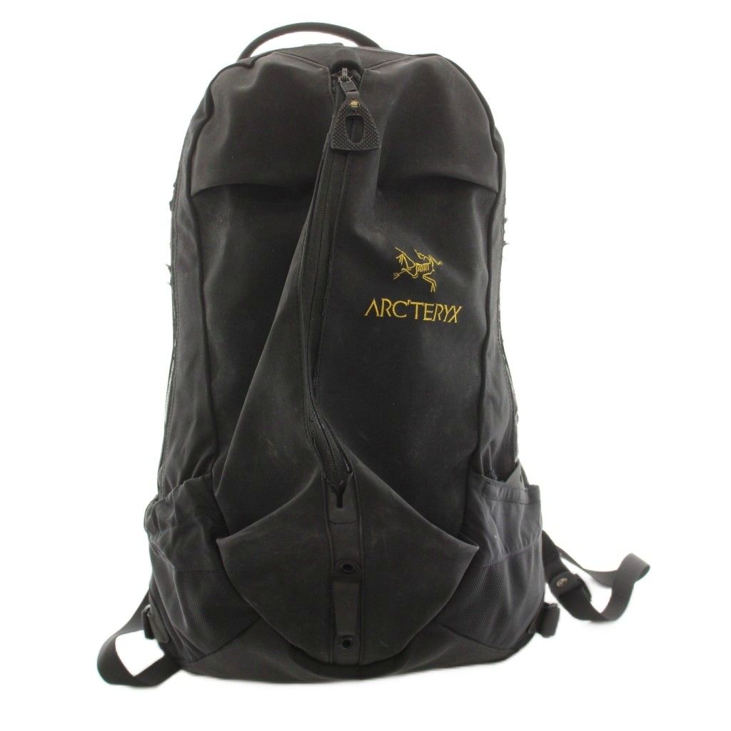 アークテリクス ARC'TERYX アロー22 Arro 22 リュックサック バックパック ナイロン ロゴ刺繍 黒 ブラック 6779-77438-06/15 /YT ■GY53