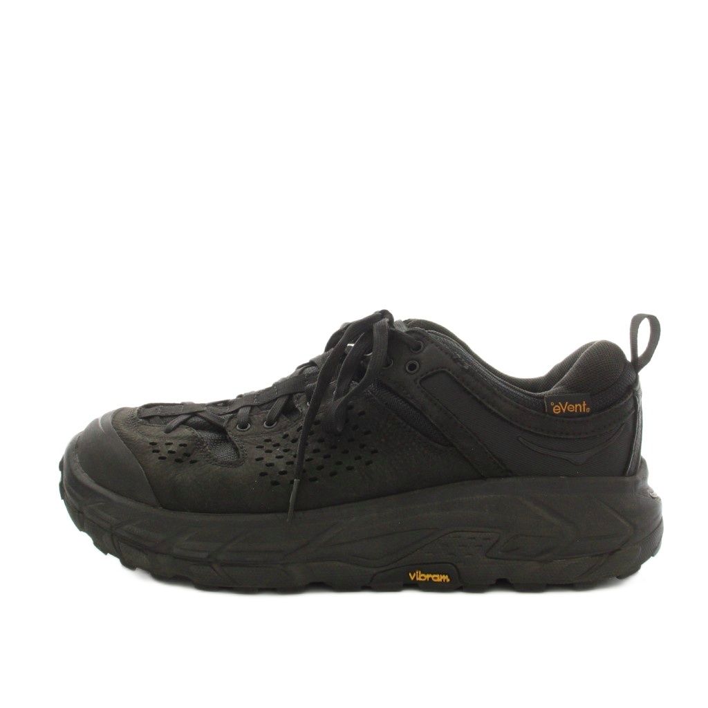 ホカオネオネ HOKA ONE ONE トゥ ウルトラ ハイ TOR ULTRA HI スニーカー トレッキングシューズ レザー ラバー ビブラムソール US9.5 黒 ブラック F27219G /YT ●D