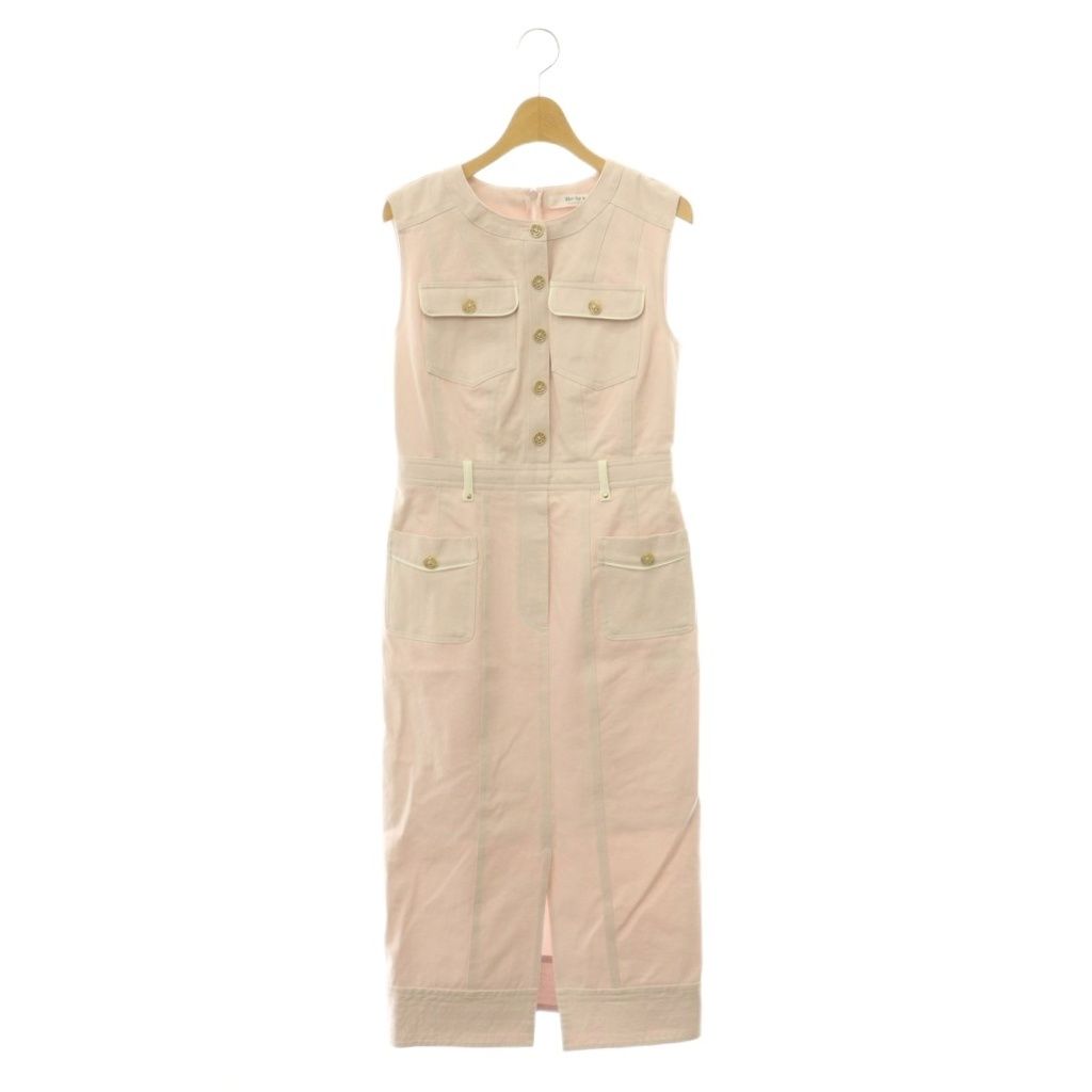 ハーリップトゥ Her lip to 26SS Padua Denim Dress ワンピース ノースリーブ ロング S ピンク 1262305113 /NR ■OS ■SH