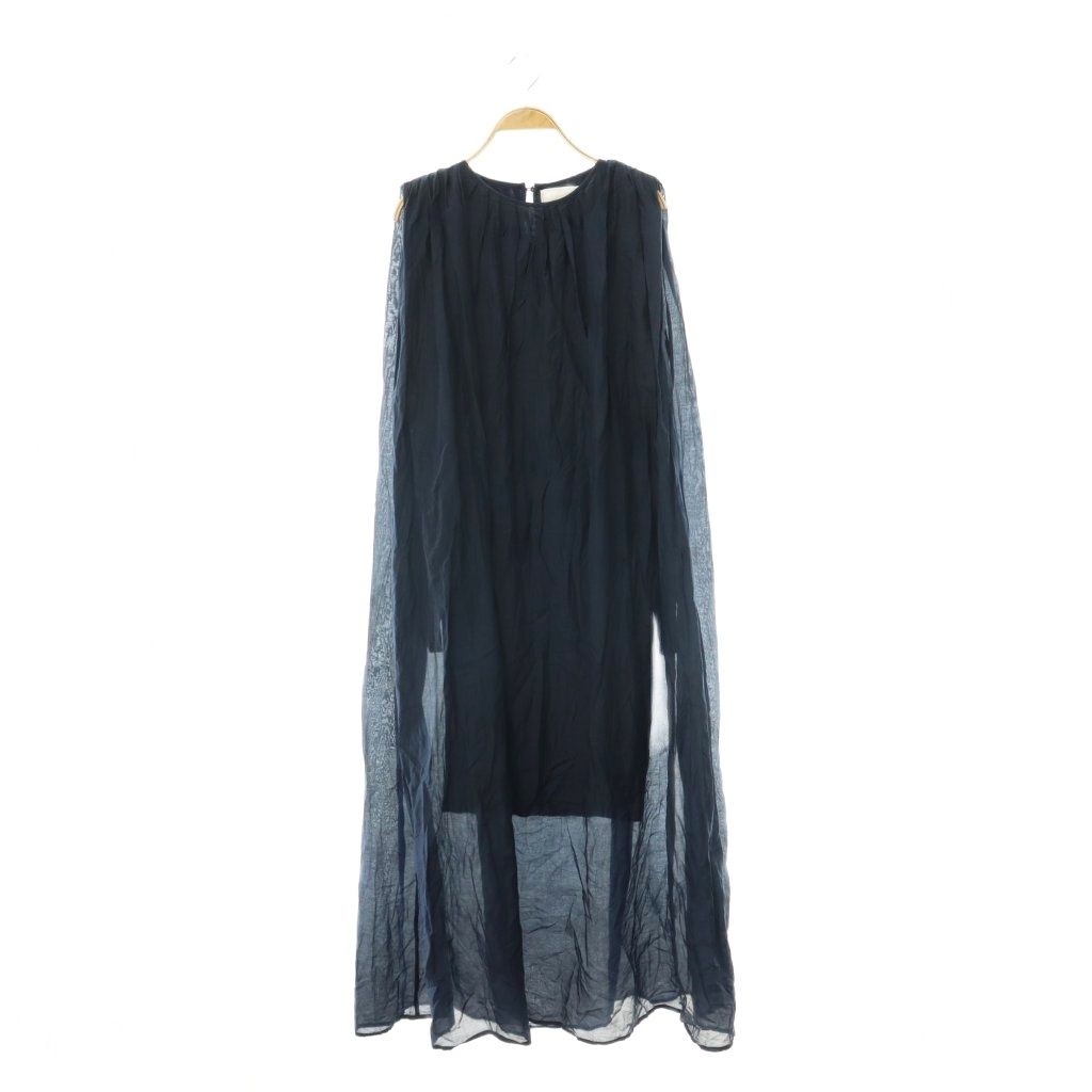 マイラン MYLAN 24SS Crinkle Maxi Dress ワンピース ロング ノースリーブ F ネイビー /ES ■OS
