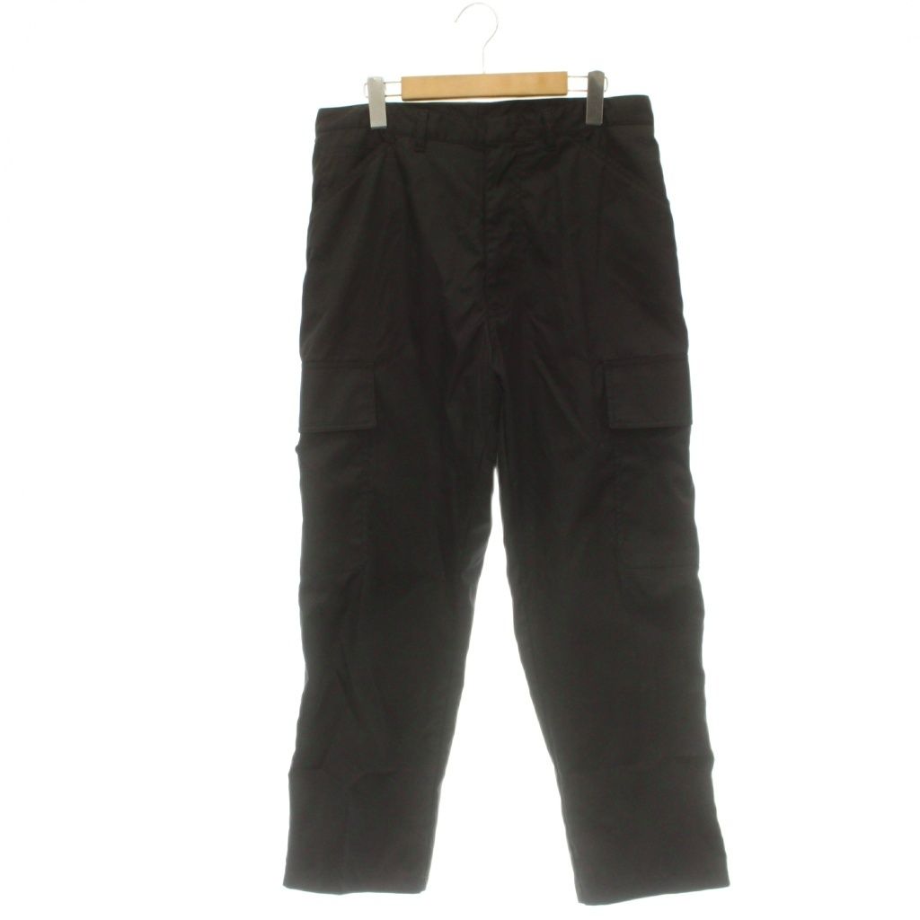 プラダ PRADA 24SS SPH471 Re-Nylon トライアングルロゴ カーゴ パンツ ジッパーフライ ナイロン S 黒 ブラック /NR ■OS ■AD 60,995円