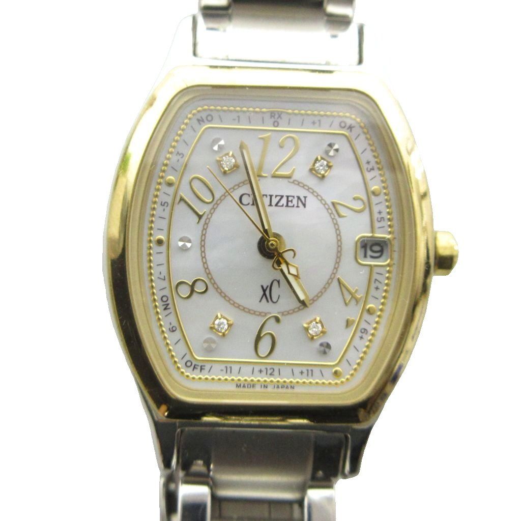 シチズン CITIZEN H060-T023592 クロスシー 腕時計 ウォッチ クォーツ カレンダー付き デイト シルバー色 ■GY18 /MQ