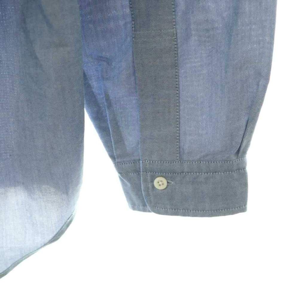 oxford shirt オックスフォード シャツ BD ボタンダウン ロゴ刺繍 長袖 XL ライトブルー /HS ■OS ■AD