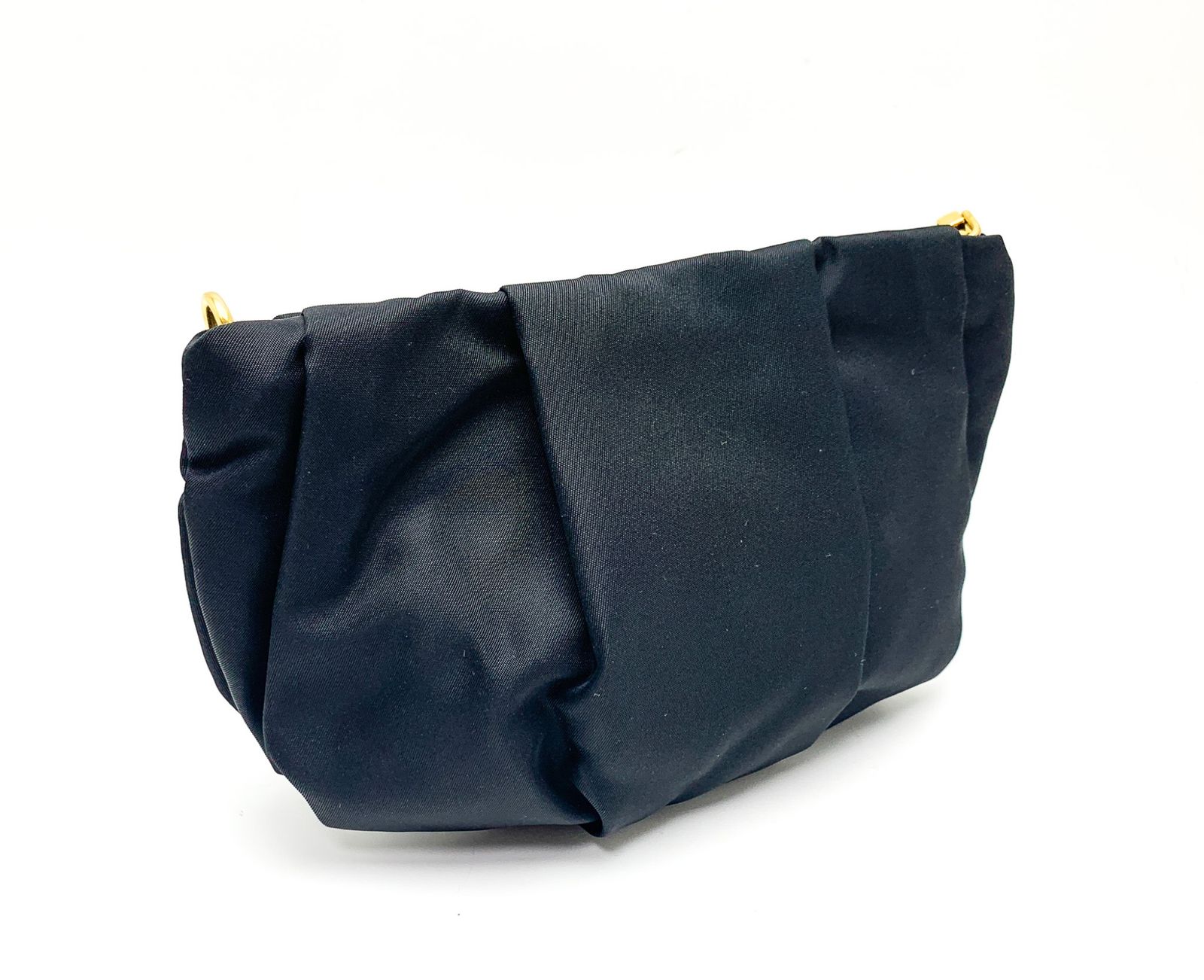 PRADA プラダ リボン ナイロン ポーチ コスメポーチ 化粧ポーチ テスートナイロン 1N1422 NERO ブラック 黒 ゴールド金具 ブランド PRADA プラダ リボン ナイロン ポーチ コスメポーチ 化粧ポーチ テスートナイロン 1N1422 NERO ブラック 黒 ゴールド金具 ブランド