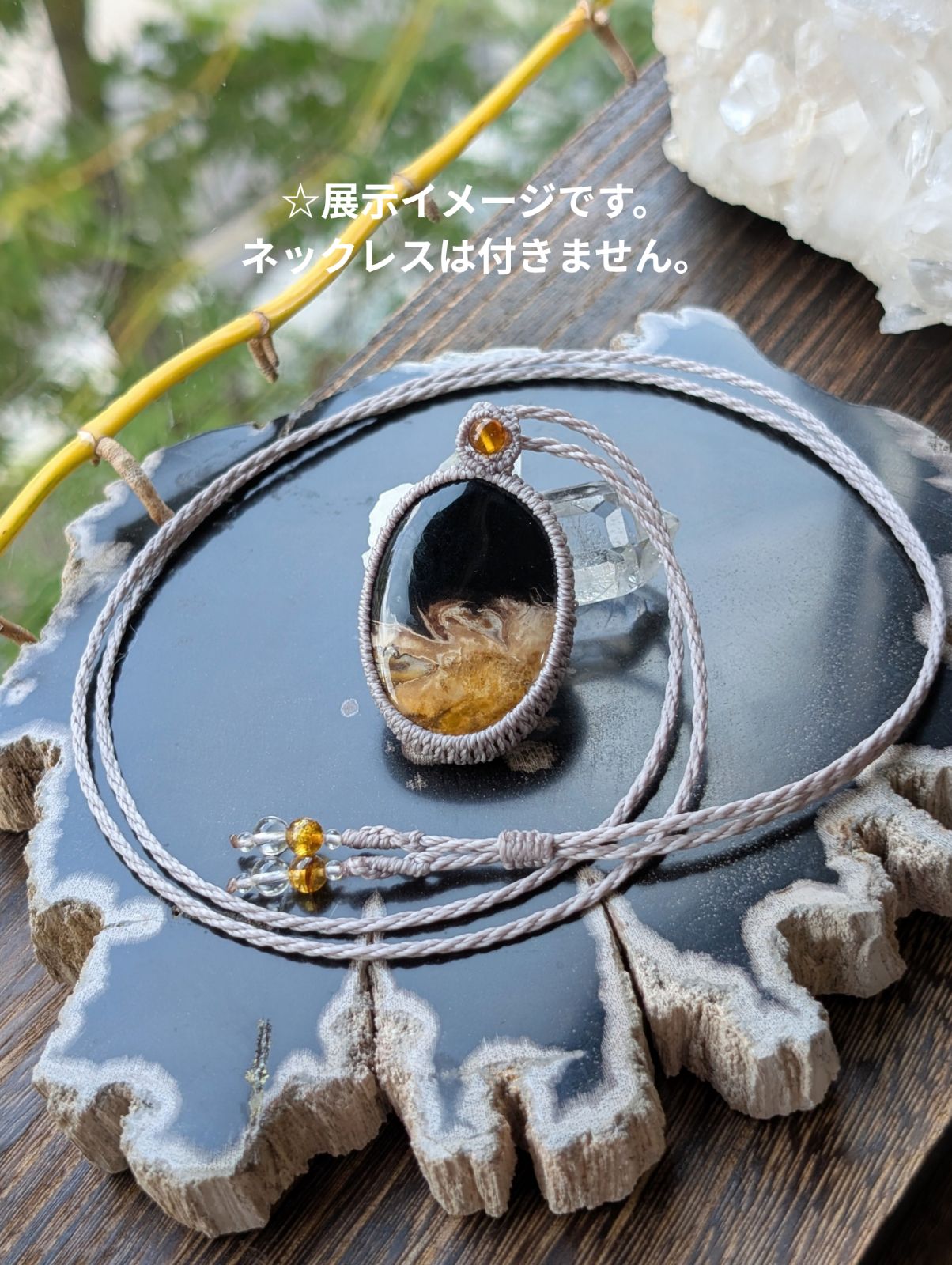 ペトリファイドウッド(珪化木)プレート 155 珪化木 美！ペトリファイド