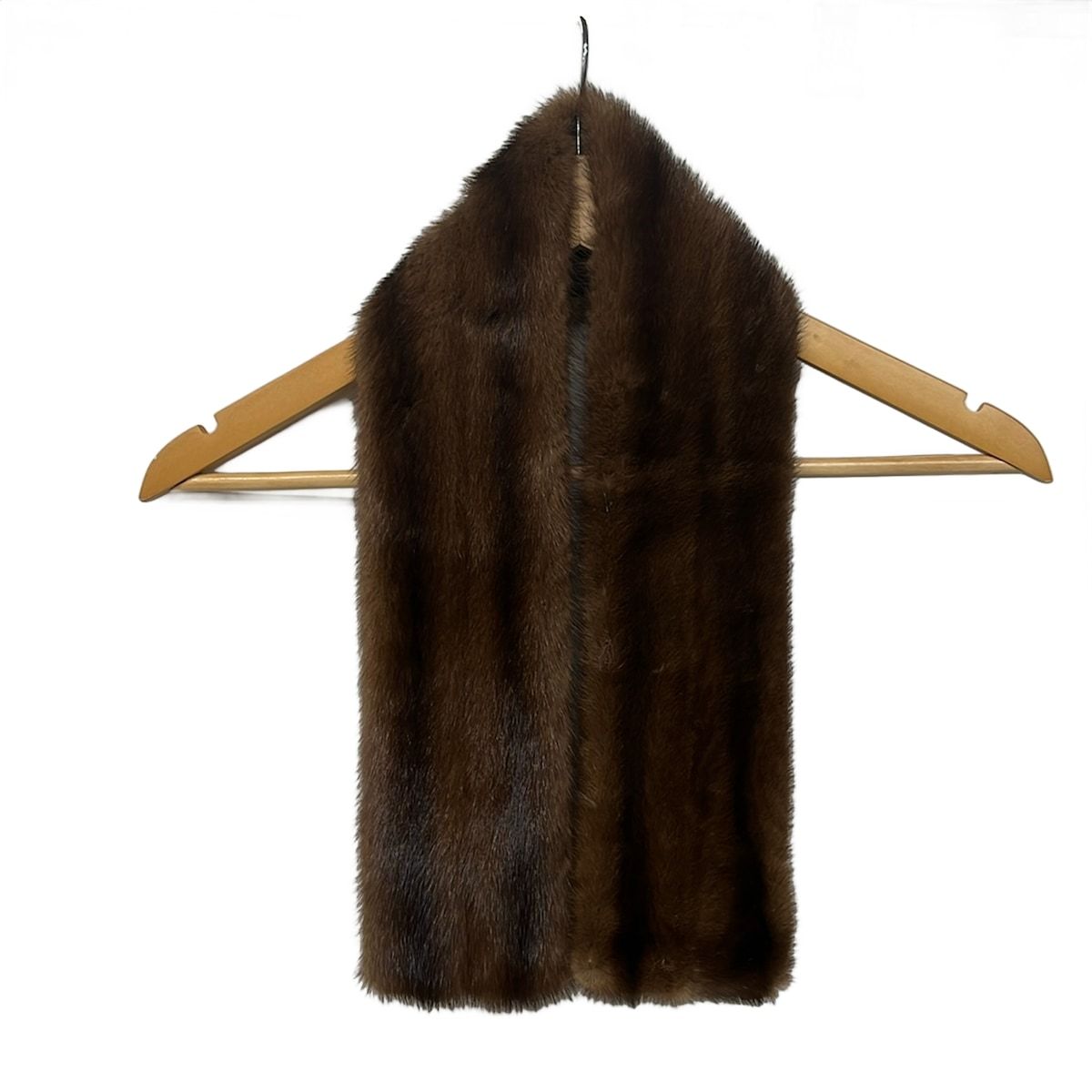MARNI(マルニ) マフラー美品 - ダークブラウン ティペット ミンク