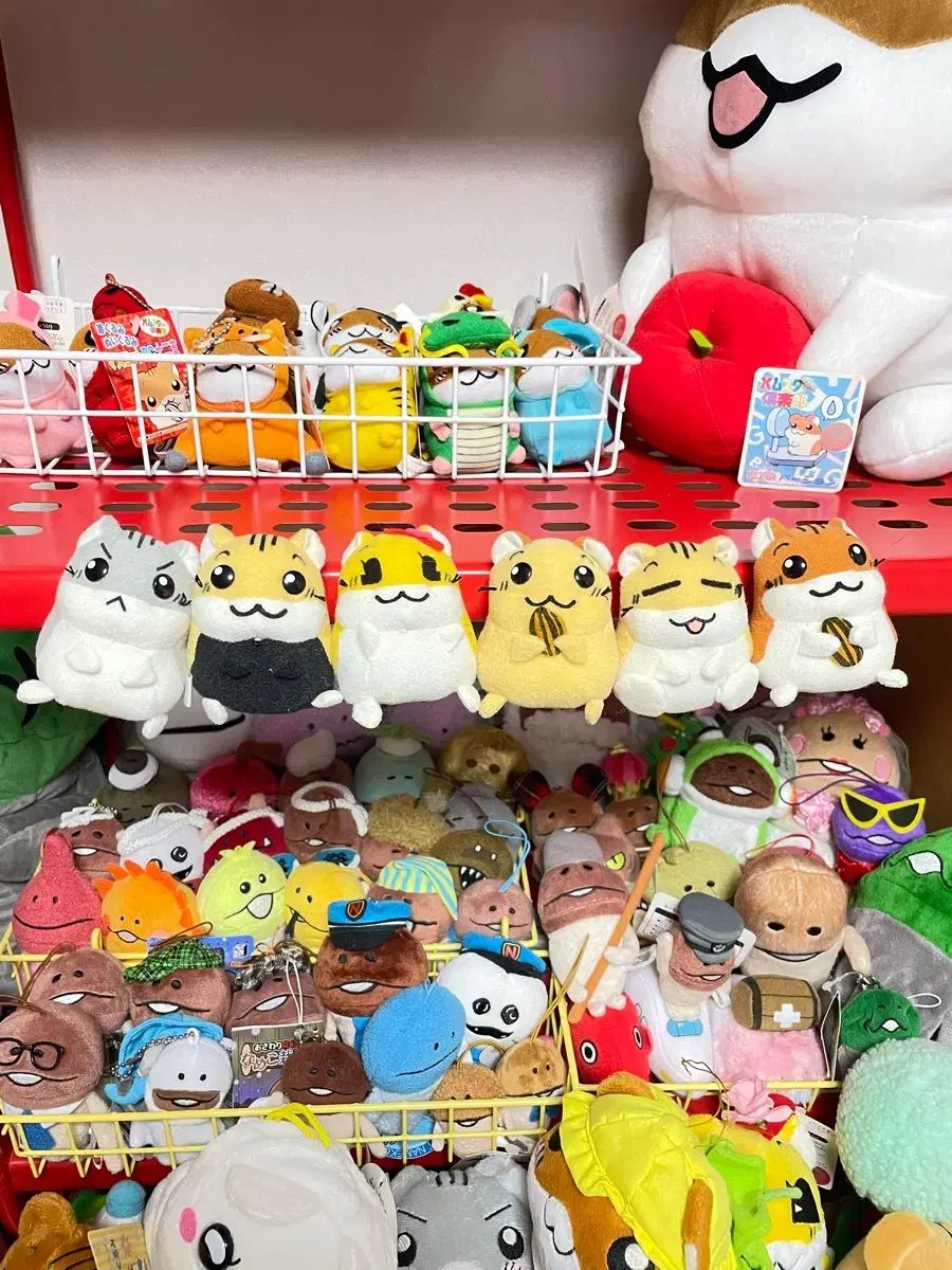 6種まとめ売りマグネットハムスタークラブ ぬいぐるみ
