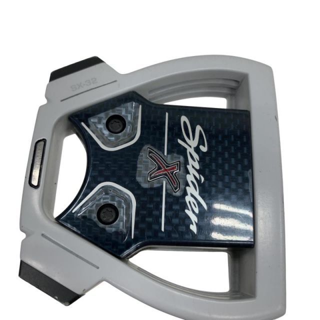 【中古】 テーラーメイド Spider X CHALK/WHITE スモールスラント 34インチ パター PT スチール(ブラック) (フレックスその他) メンズ 男性用 右利き 右用 Cランク ゴルフクラブ