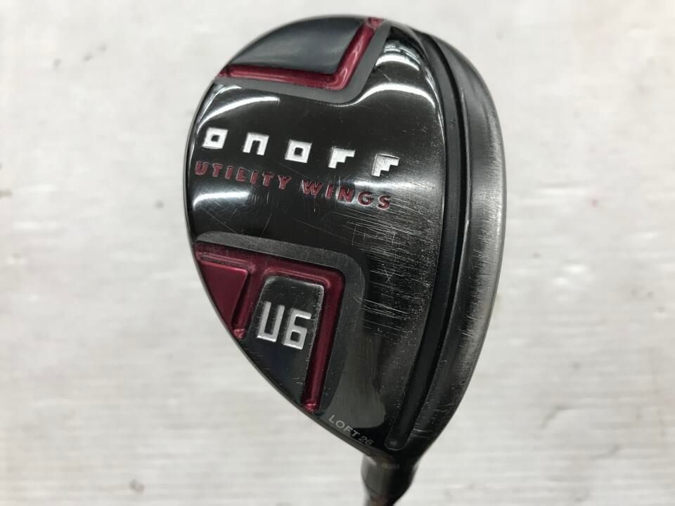 グローブライド　ONOFF UTILITY WINGS AKA 2022　26度　SMOOTH KICK MP-522U　SRフレックス　ユーティリティ　中古【最短即日発送】