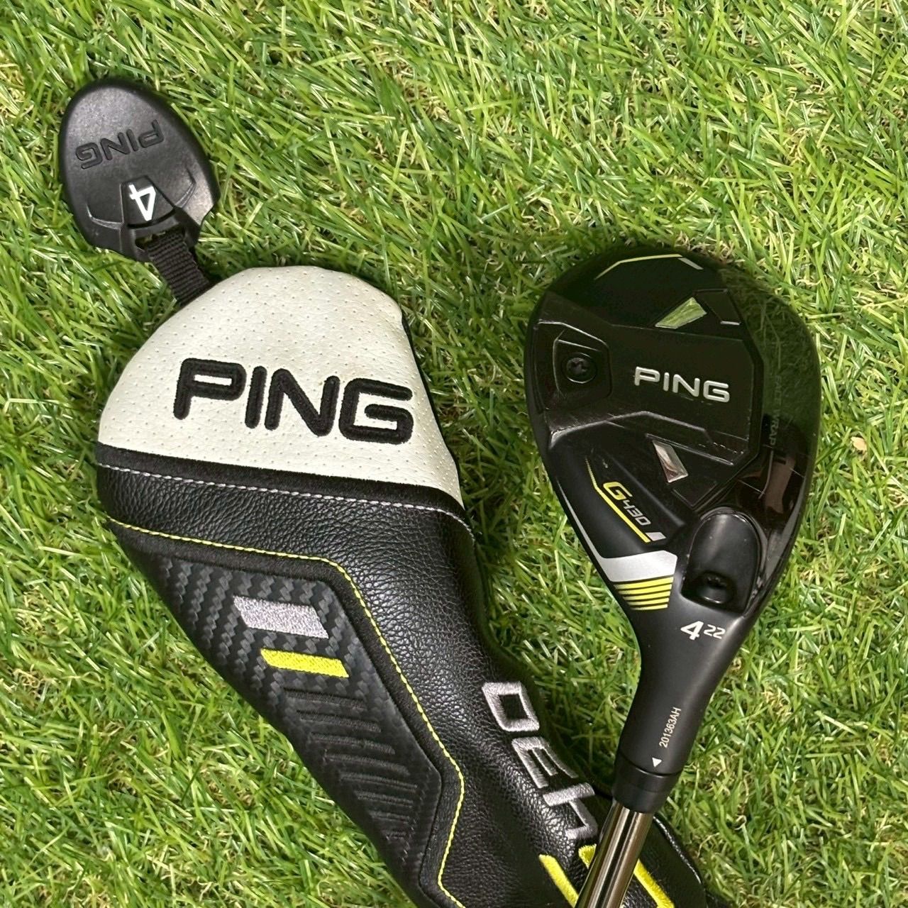 PING ピン G430 ハイブリッド 4U 22° TOUR 2.0 CHROME 85 S ユーティリティ ヘッドカバー付き メンズ 右利き ブラック イエロー ゴールド ゴルフクラブ 19,710円