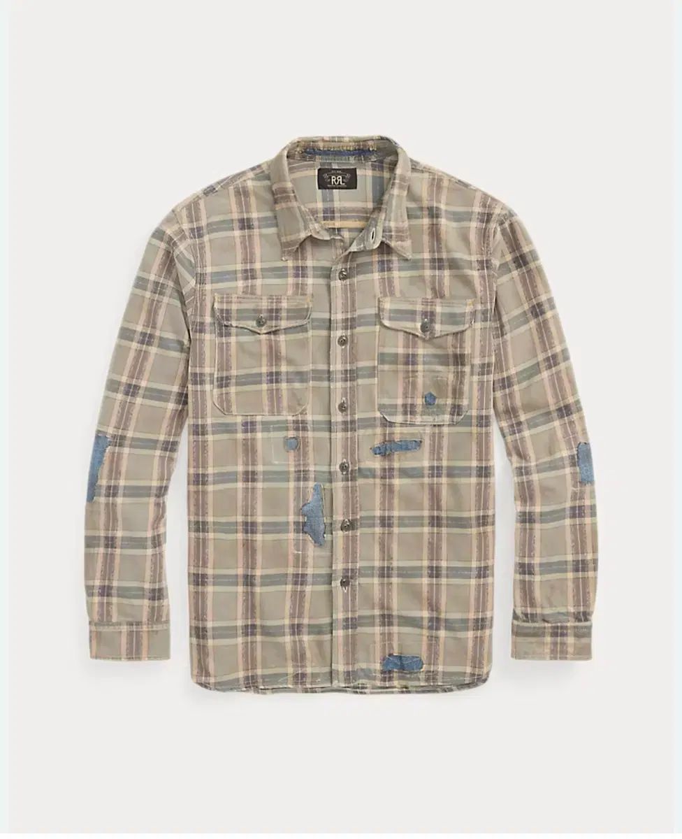 RRL(ダブルアールエル) リー ペアフラッド ワークシャツ M