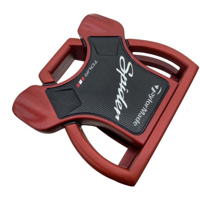 【中古】 テーラーメイド Spider Tour RED(サイトライン) ダブルベンド 34インチ パター PT スチール (フレックスその他) メンズ 男性用 右利き 右用 Cランク ゴルフクラブ 14,998円