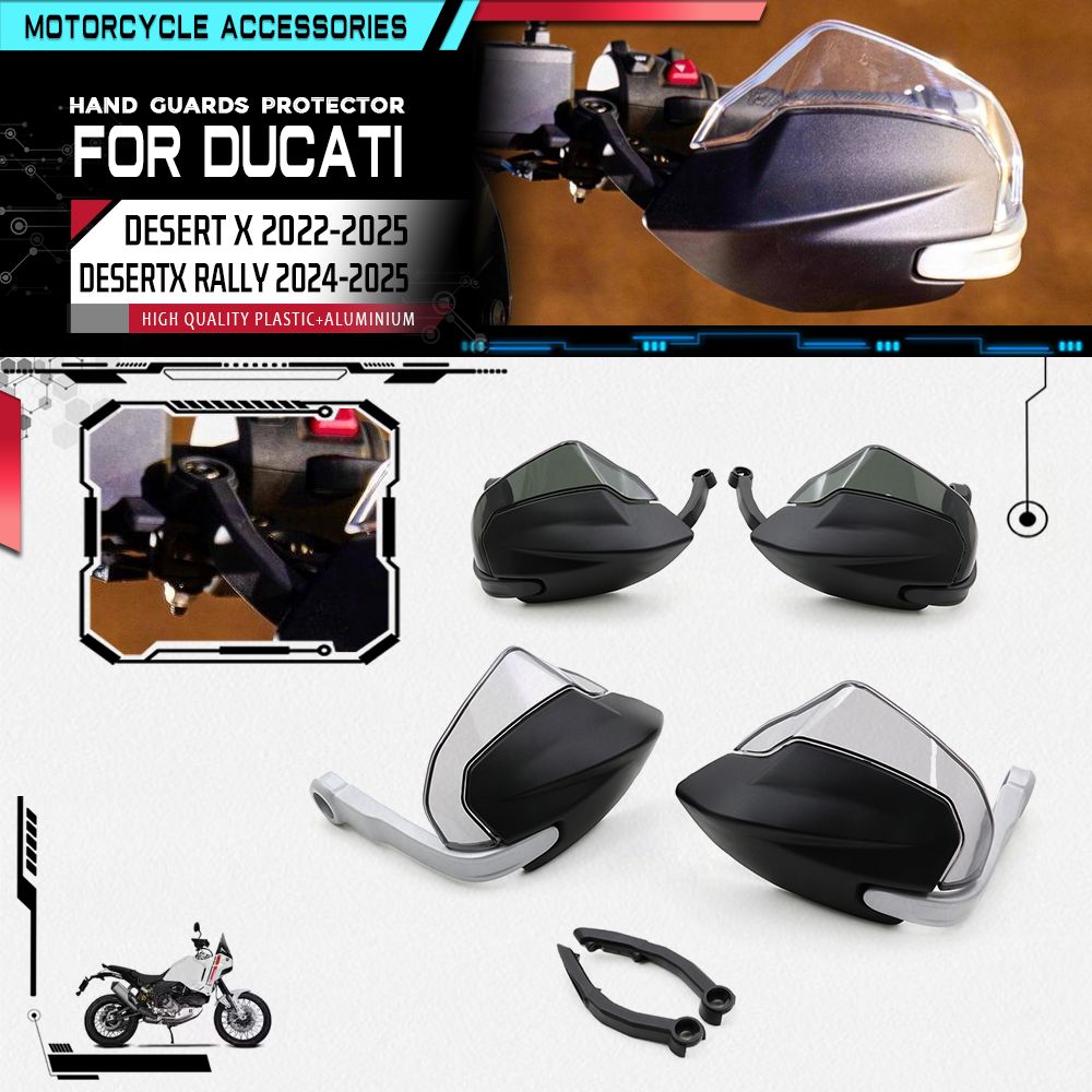 SAVAGE Ducati Desert X DesertX Rally 2022〜2025対応 ハンドガード アルミプロテクター