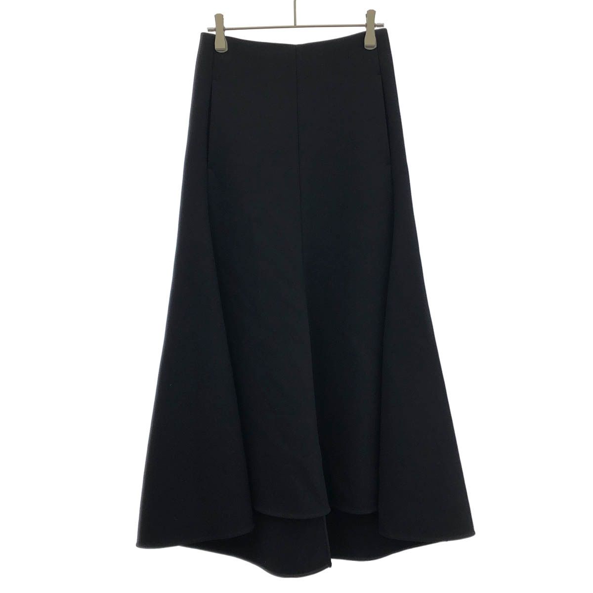 CELINE by Phoebe Philo セリーヌ フィービーファイロ ウールロングスカート 2 2M02/3103 ブラック 34