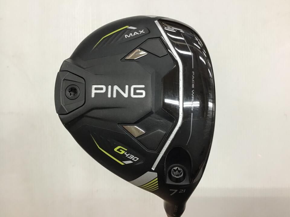 ピン　G430 MAX　21度　TOUR 2.0 CHROME 65　Rフレックス　フェアウェイウッド　中古【最短即日発送】
