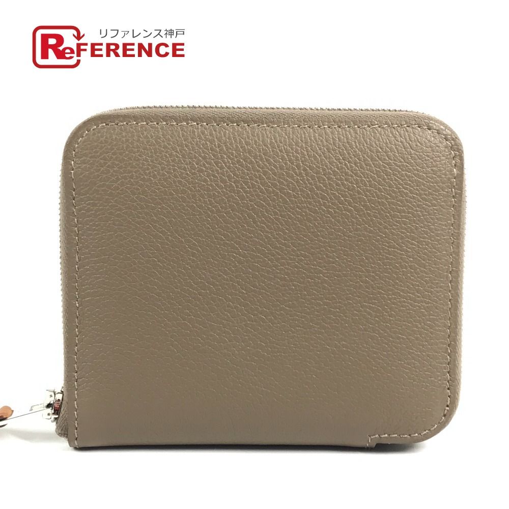 HERMES エルメス コインケース アザップコンパクト シルクイン エヴァーカラー エトゥープ グレー 103,290円