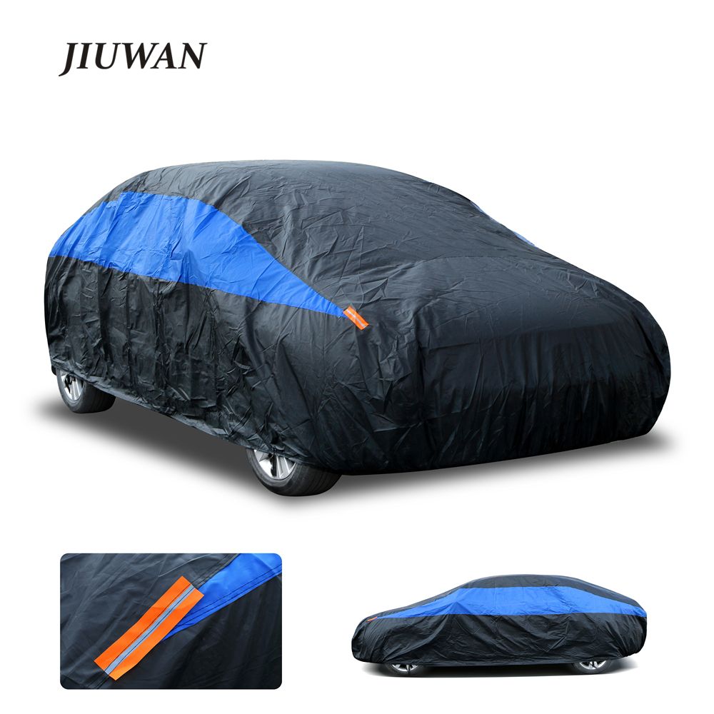 JIUWAN 車用ボディカバー 防水防塵UVカット セダン・SUV対応 全天候型 1個
