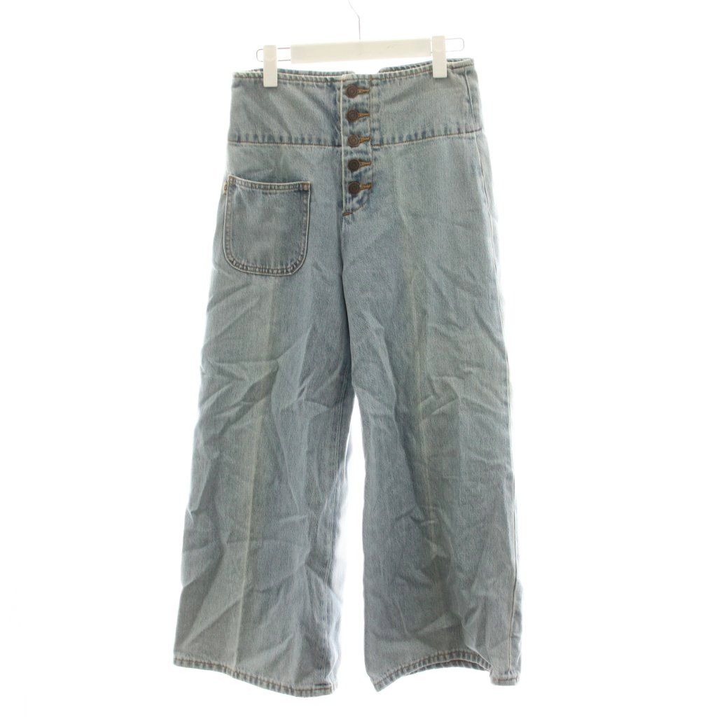 マークジェイコブス MARC JACOBS デニムパンツ ジーンズ ジーパン Gパン ワイド ボタンフライ 25 水色 ライトブルー M4006921 /AN ■ECC007 6,675円