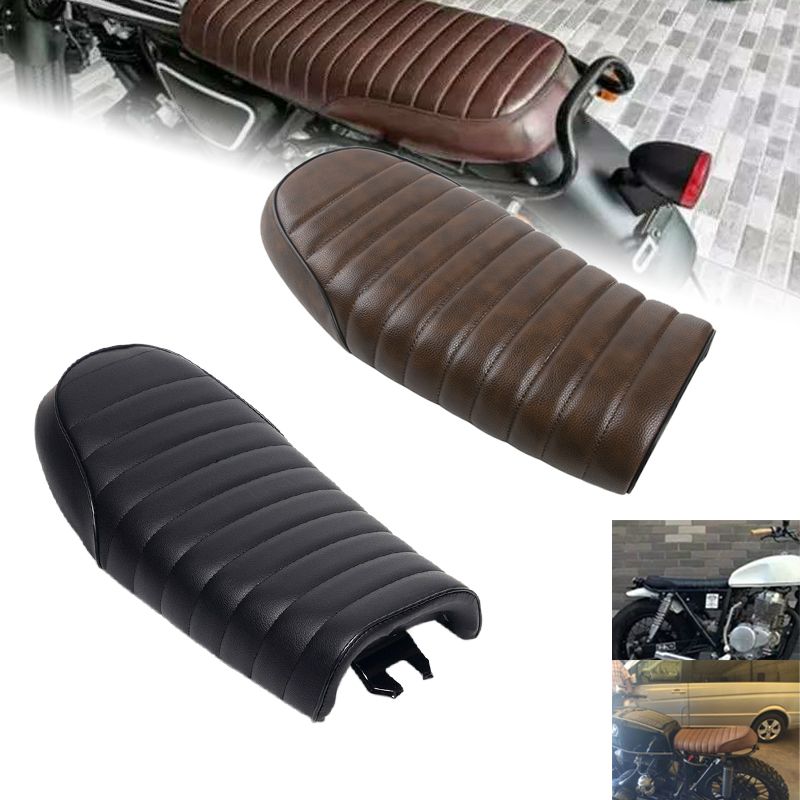 JIUWAN ヴィンテージカフェレーサーシート ホンダ CB750 CG125 CB400 CB500対応 1個