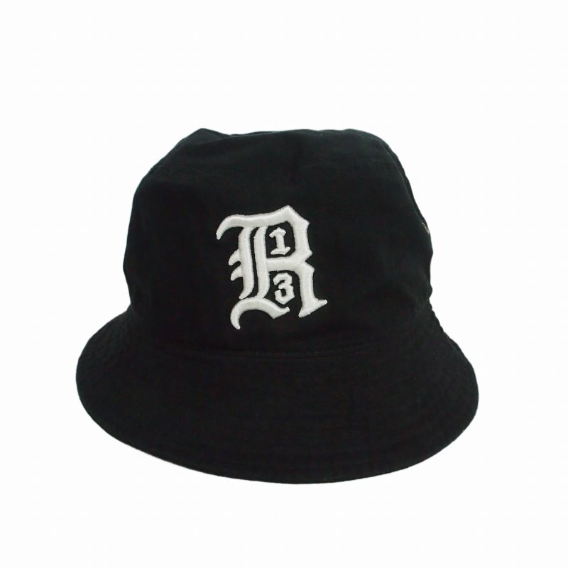 アールサーティーン R13 R13 BUCKET HAT バケットハット 帽子 O/S ブラック 黒 R13WA014-A001