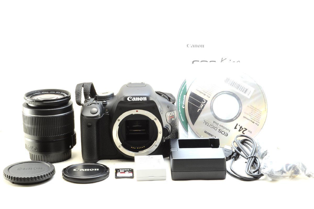 【良上品・即利用可】Canon EOS Kiss X5 / 18-55mm レンズセット / SDカード付
