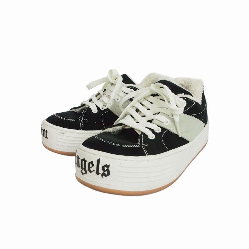 パームエンジェルス PALM ANGELS SUEDE SNOW LOW TOP スエードスノーロートップ スニーカー 靴 41 ブラック 黒