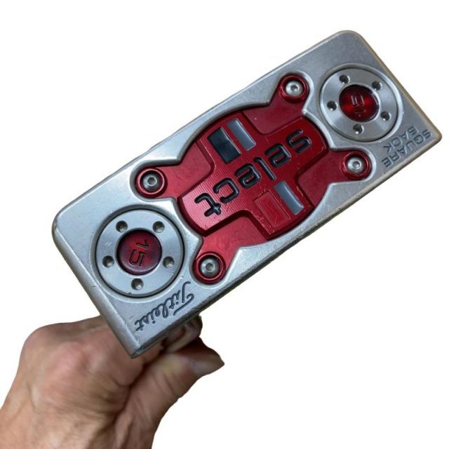 【中古】 タイトリスト SCOTTY CAMERON select SQUAREBACK 1.5(2018) 33インチ パター PT スチール (フレックスその他) メンズ 男性用 右利き 右用 Cランク ゴルフクラブ
