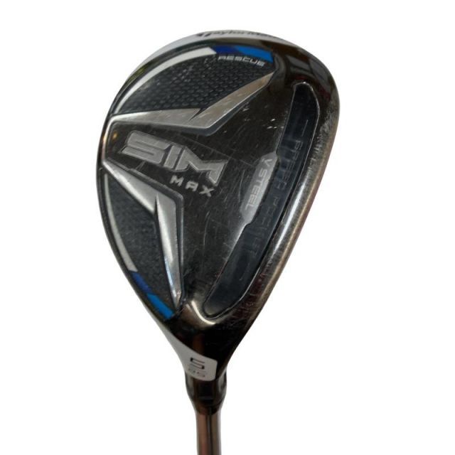 【中古】 テーラーメイド SIM MAX U5 ユーティリティ UT リシャフト (フレックスその他) メンズ 男性用 右利き 右用 Cランク ゴルフクラブ